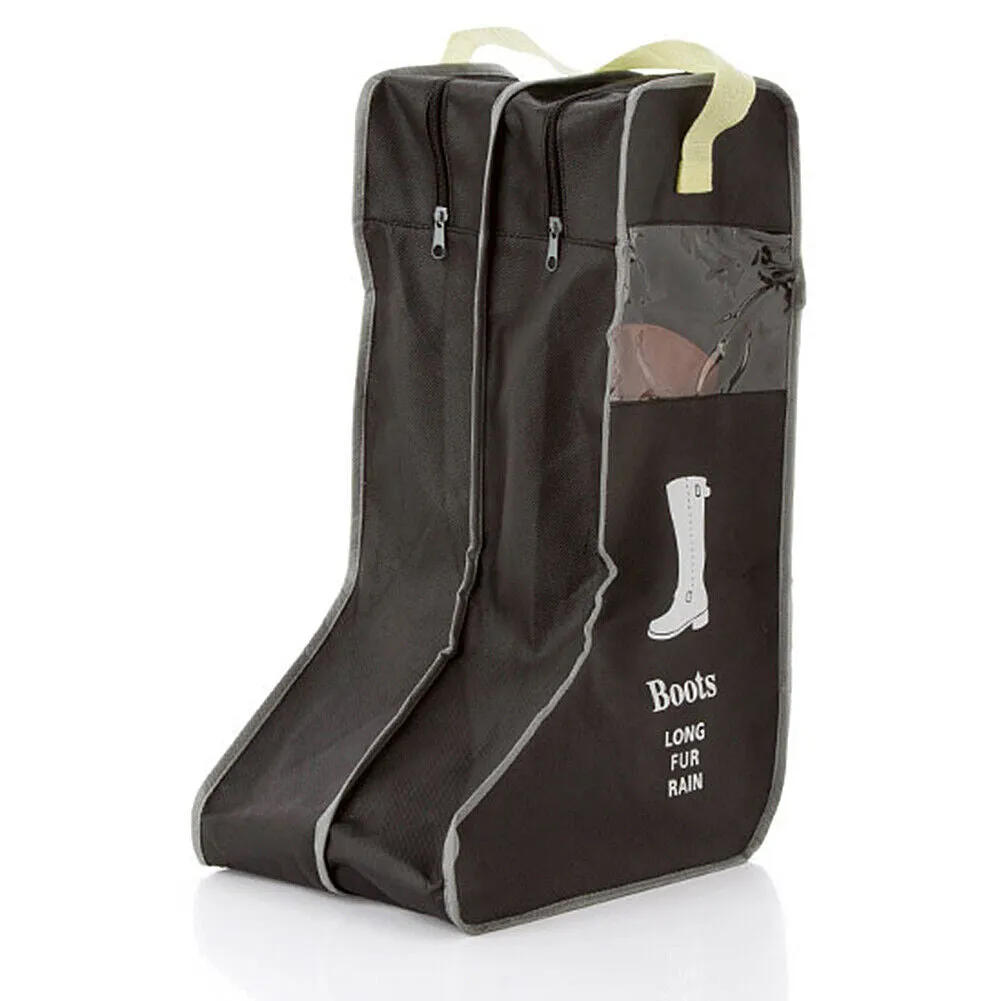 2 Pack Dust-proof Non-woven Portable Tall Boots Storage/Protector Bag Cover Case