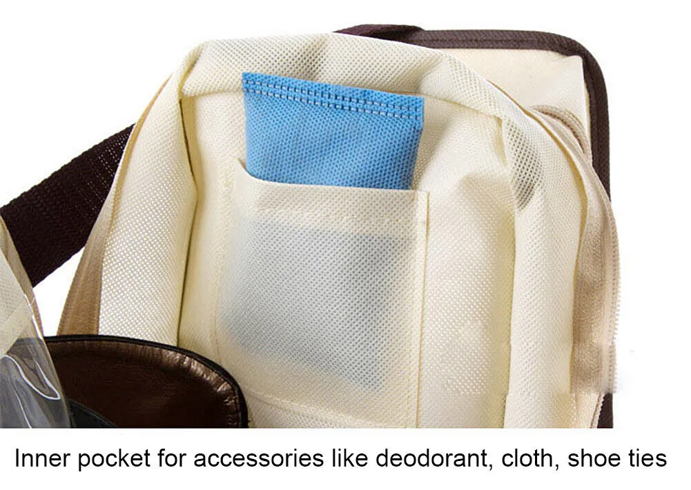 2 Pack Dust-proof Non-woven Portable Tall Boots Storage/Protector Bag Cover Case