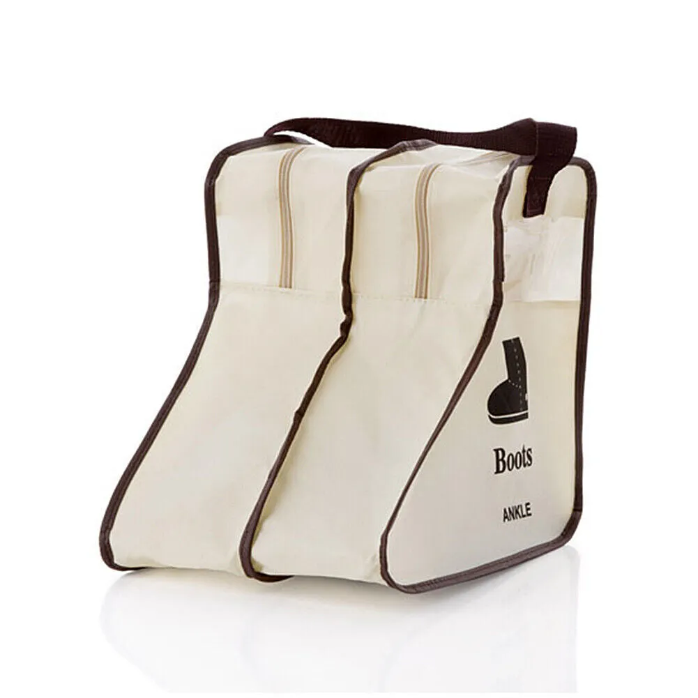 2 Pack Dust-proof Non-woven Portable Tall Boots Storage/Protector Bag Cover Case