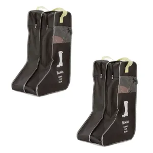 2 Pack Dust-proof Non-woven Portable Tall Boots Storage/Protector Bag Cover Case