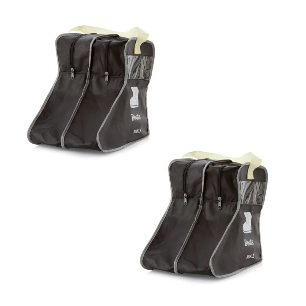 2 Pack Dust-proof Non-woven Portable Tall Boots Storage/Protector Bag Cover Case