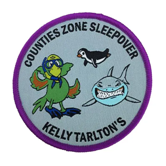 200 Custom artwork woven patch