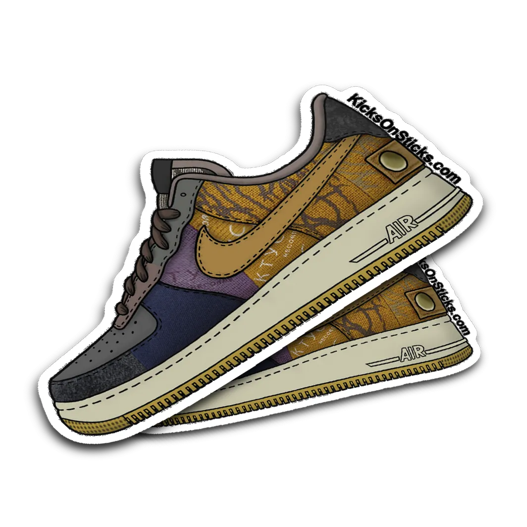 Air Force 1 Low "Travis Scott Cactus Jack" Sneaker Sticker