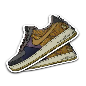 Air Force 1 Low "Travis Scott Cactus Jack" Sneaker Sticker