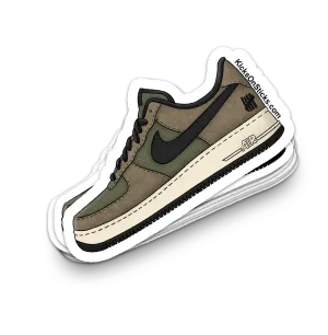 Air Force 1 Low "Undefeated Ballistic" Sneaker Sticker