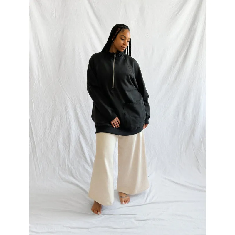 Ana   Zac Half Zip Ash