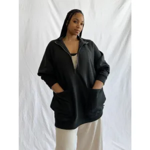 Ana   Zac Half Zip Ash