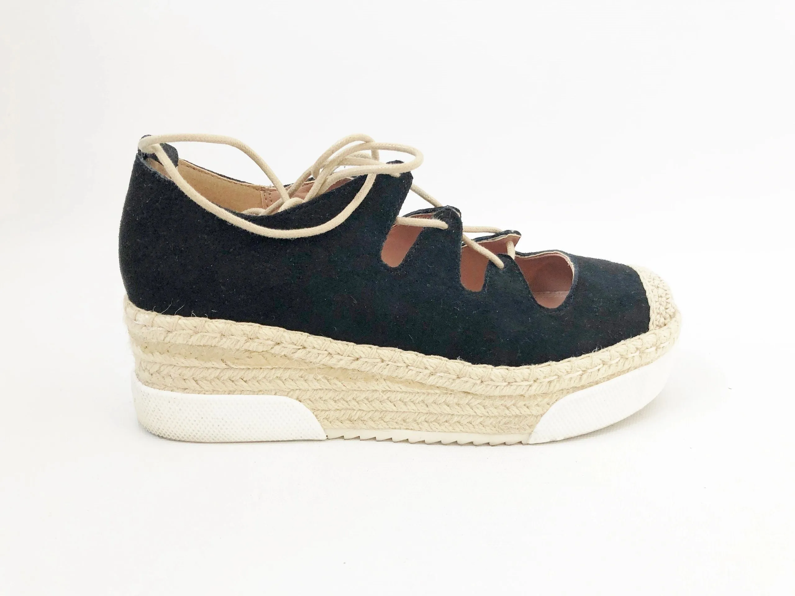 BCBG Max Azria Suede Espadrille Size 5.5