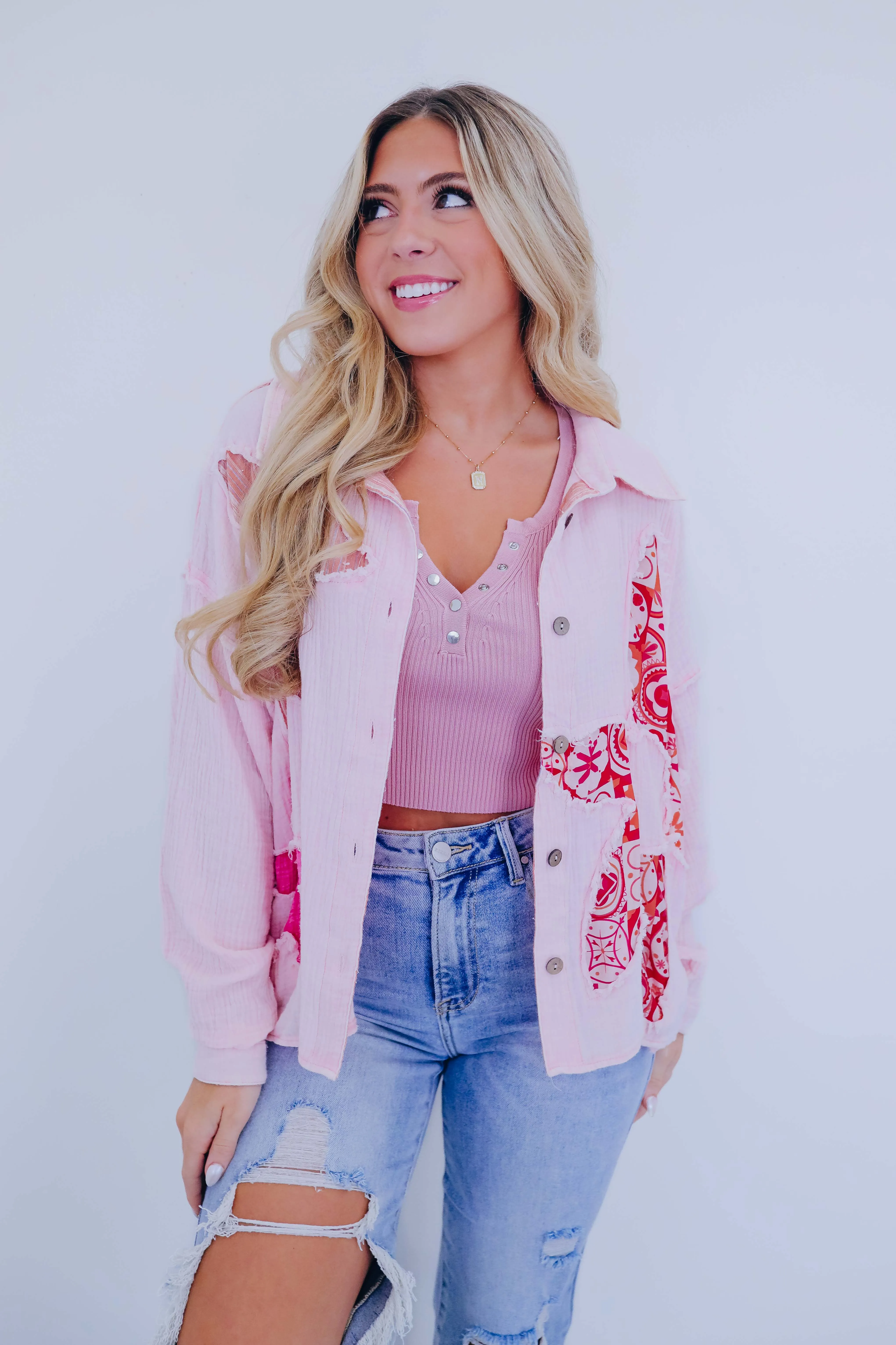 Beachy Chic Button Up Shirt By Oli & Hali - 2 Colors