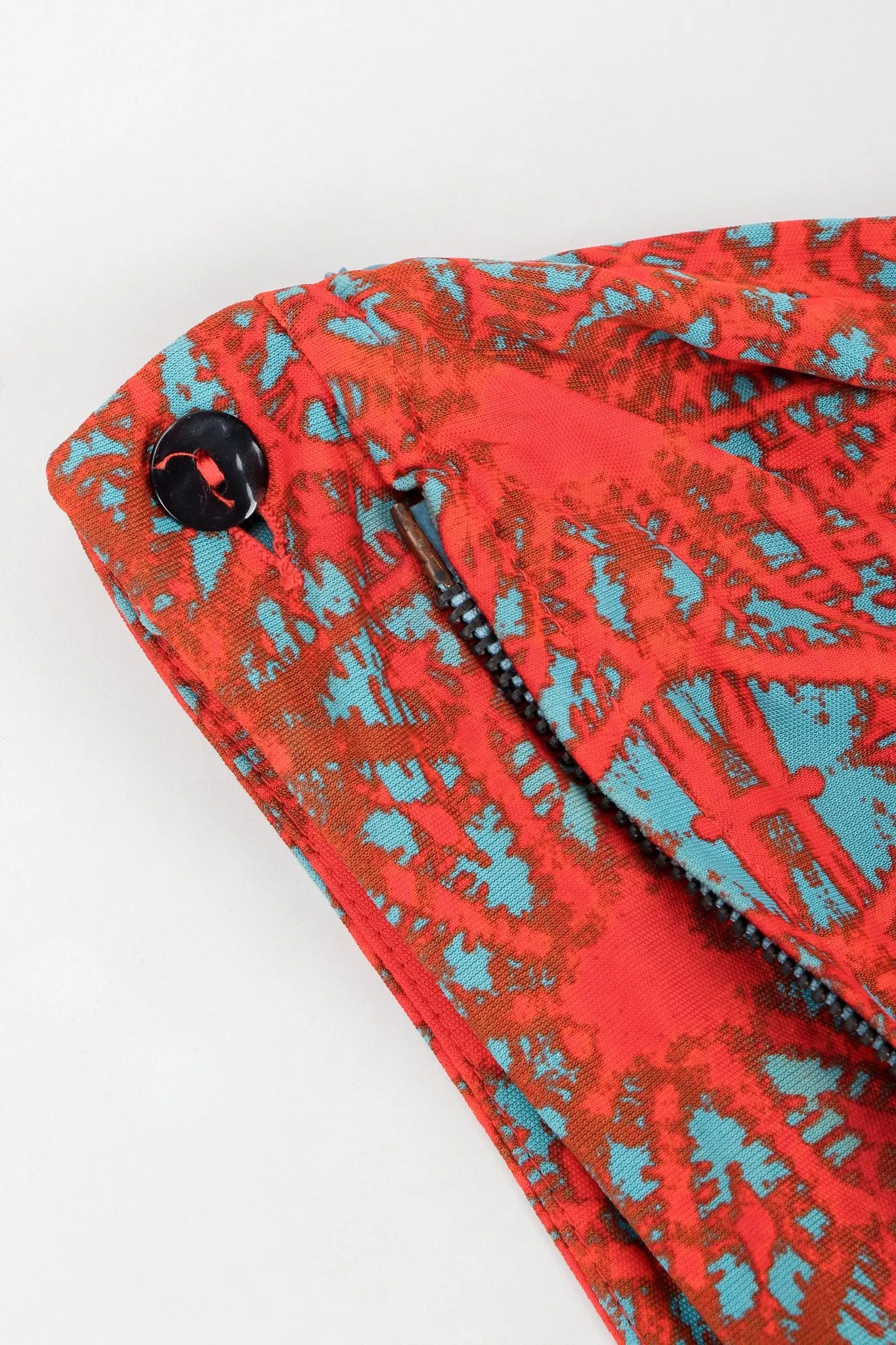 Belted Ruffle Print Skirt