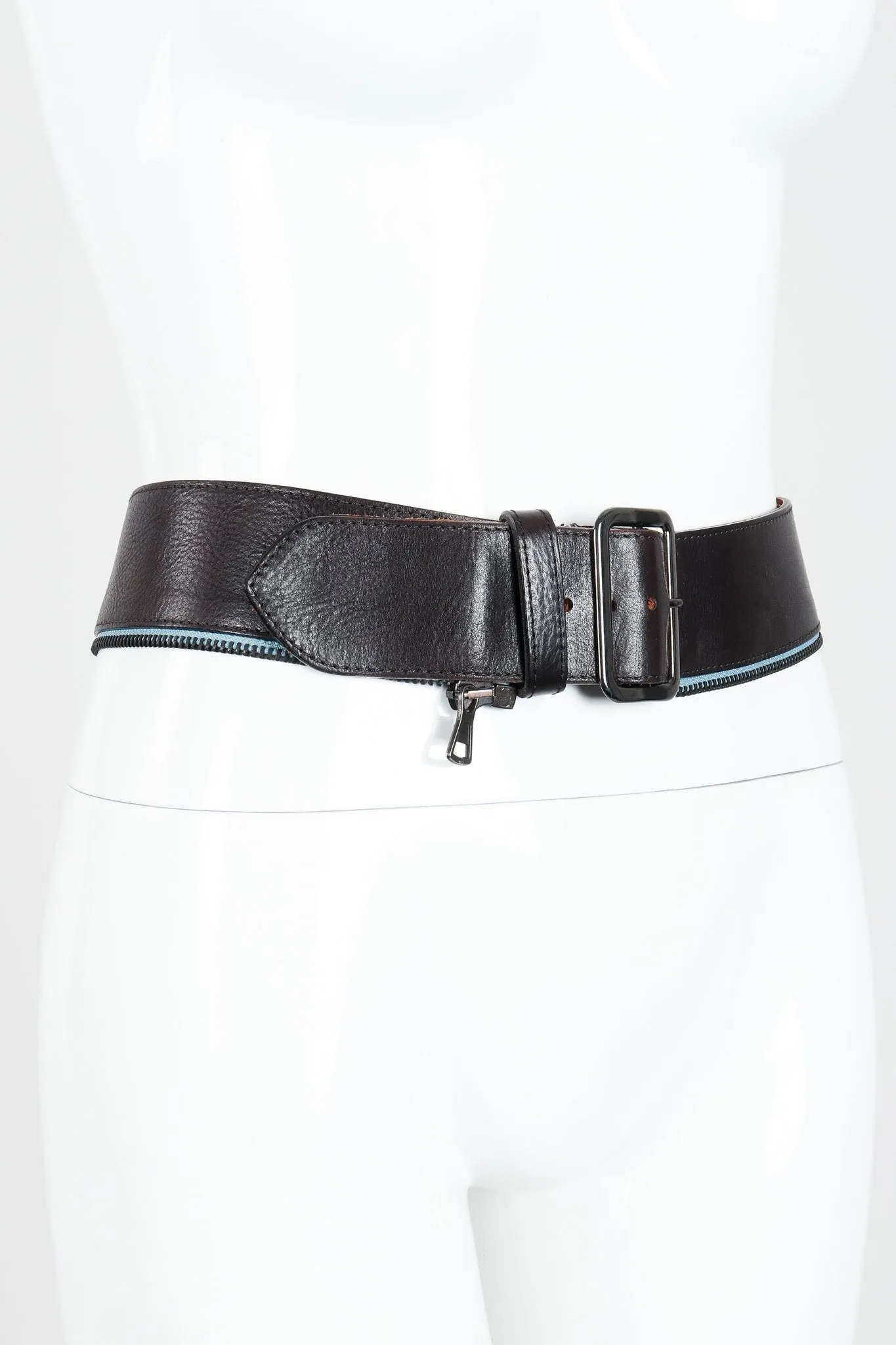 Belted Ruffle Print Skirt