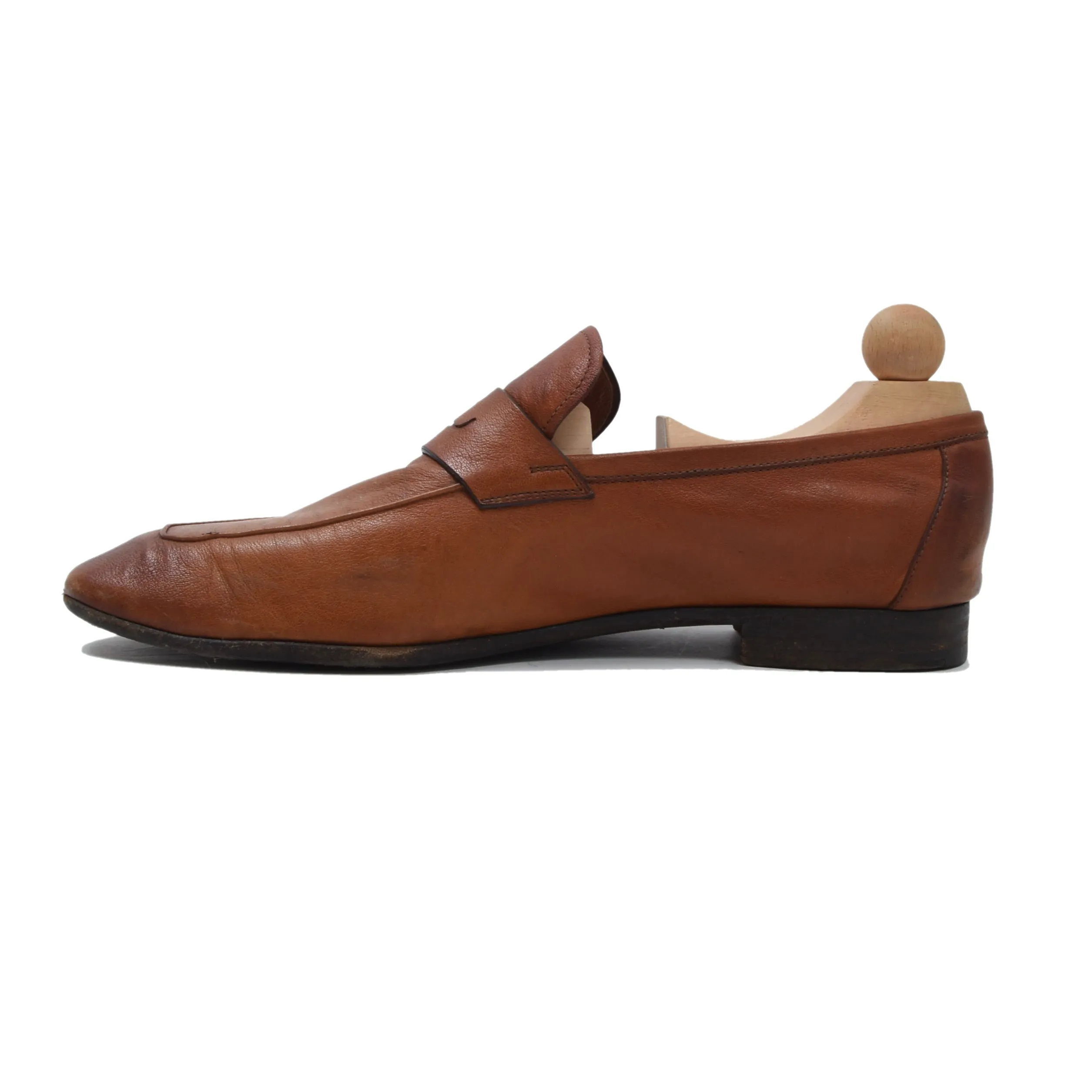 Berluti Suede Unlined Loafer Size 8 1/2 - Brown