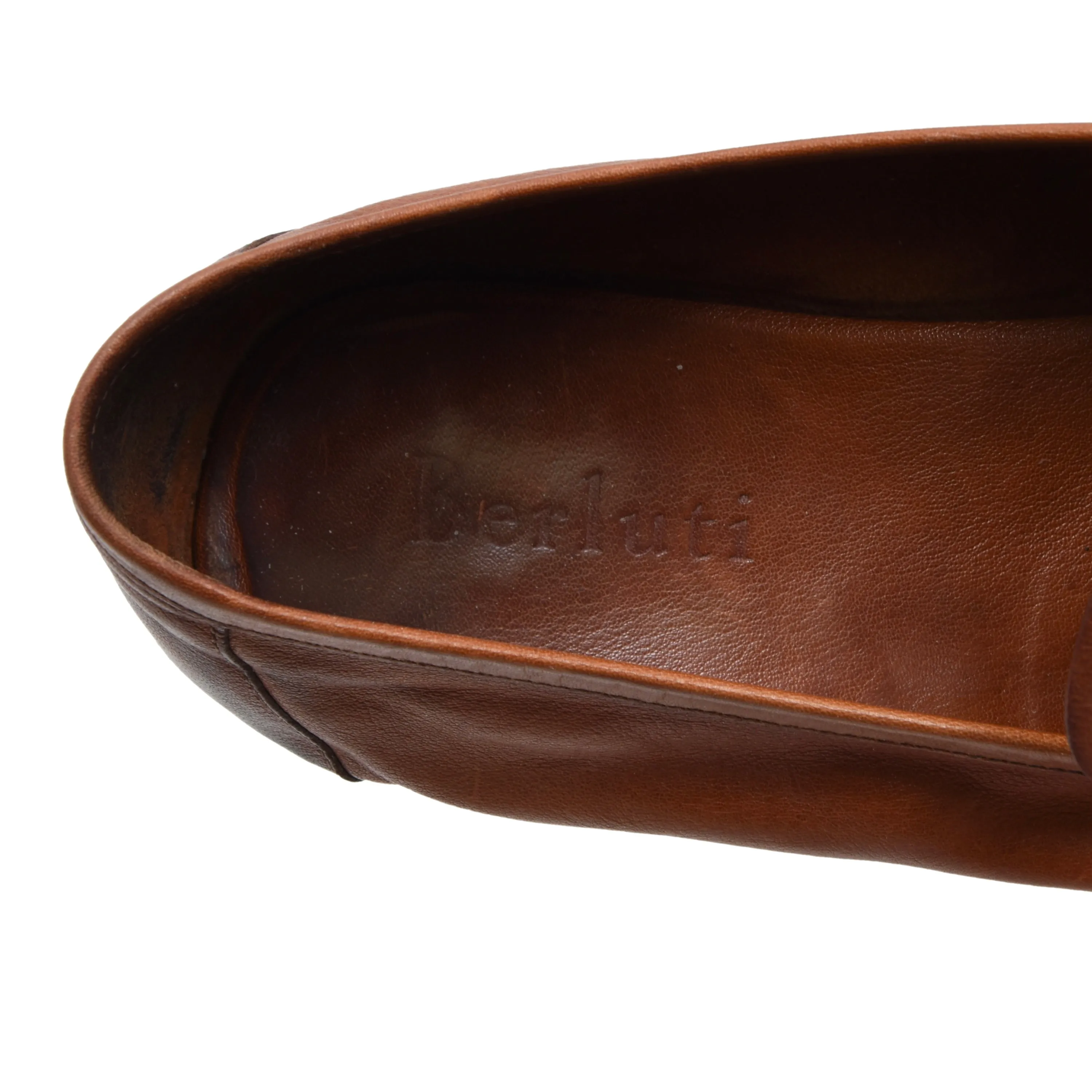 Berluti Suede Unlined Loafer Size 8 1/2 - Brown