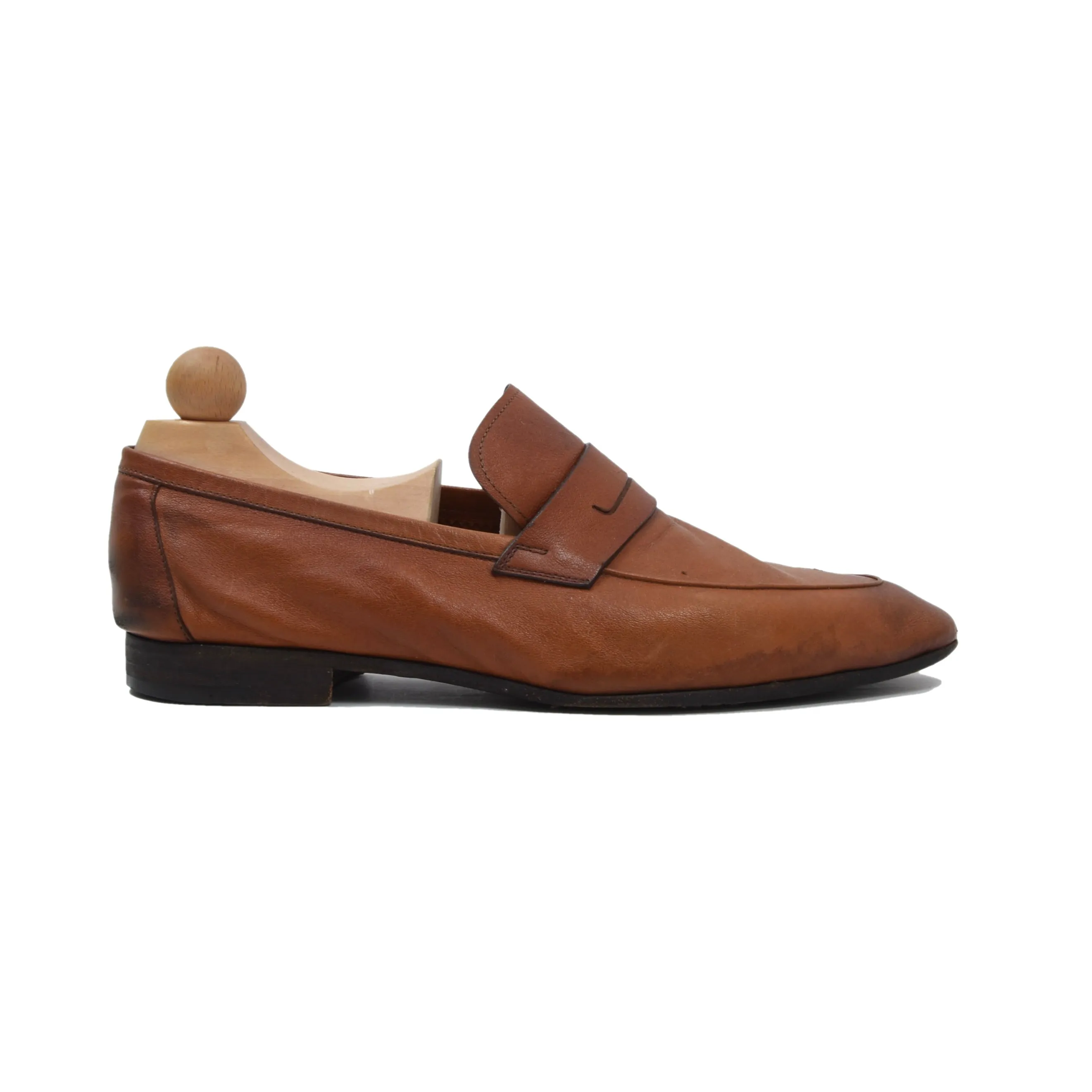 Berluti Suede Unlined Loafer Size 8 1/2 - Brown