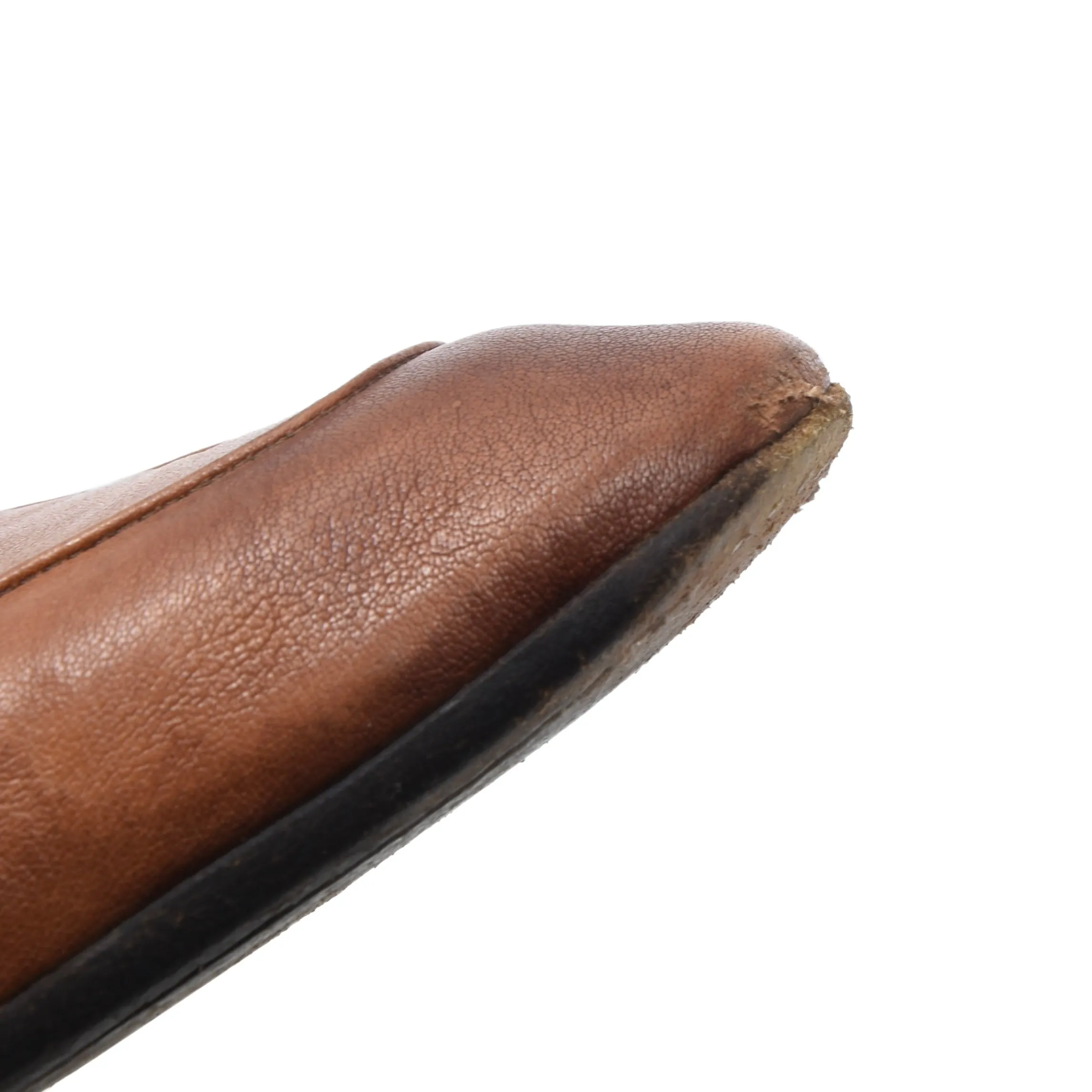 Berluti Suede Unlined Loafer Size 8 1/2 - Brown
