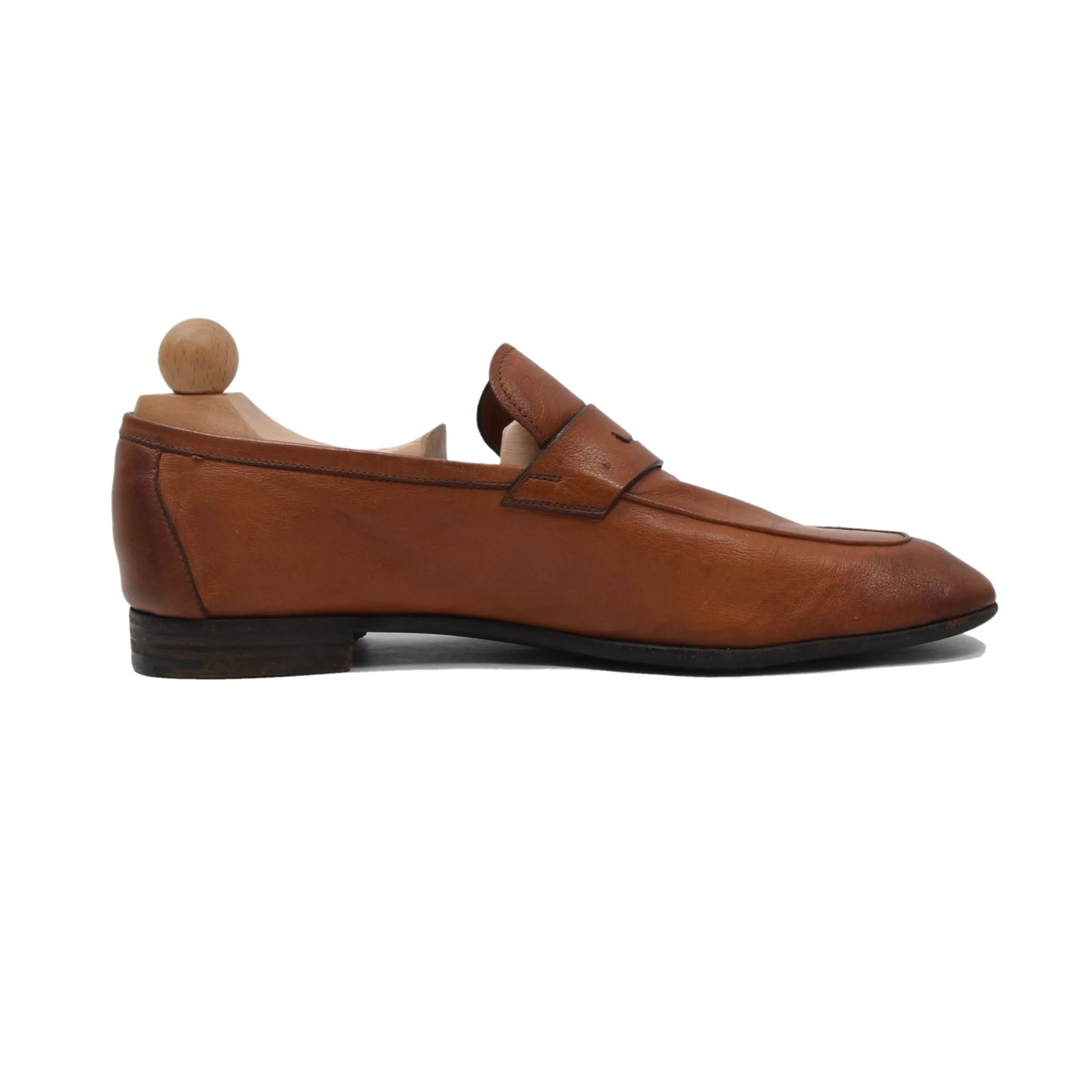 Berluti Suede Unlined Loafer Size 8 1/2 - Brown