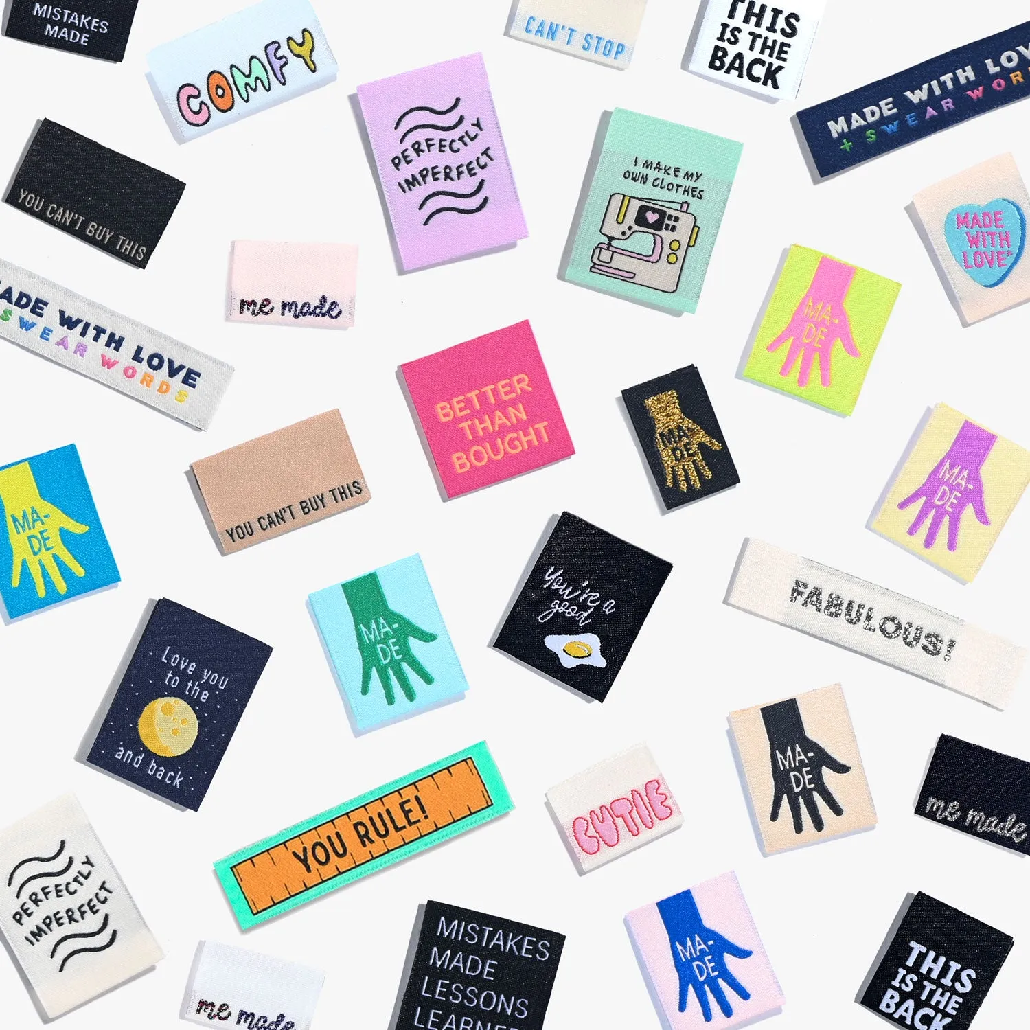 Best Selling Labels Mystery Pack | 6 Sew-in Labels