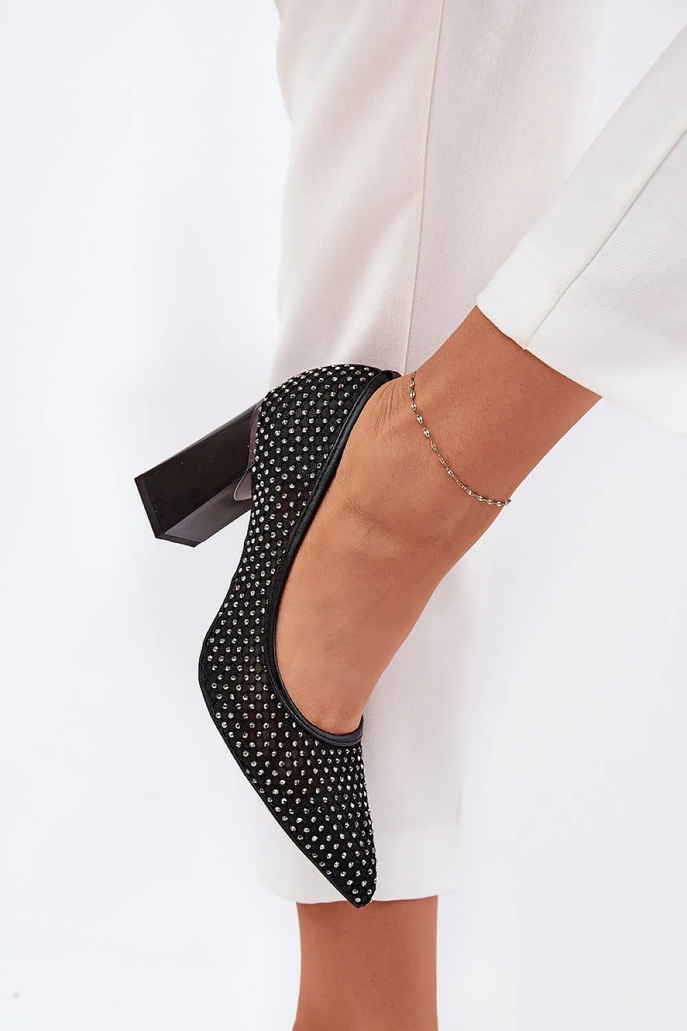 Block heel pumps Step in style