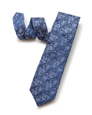 Blue Woven Paisley