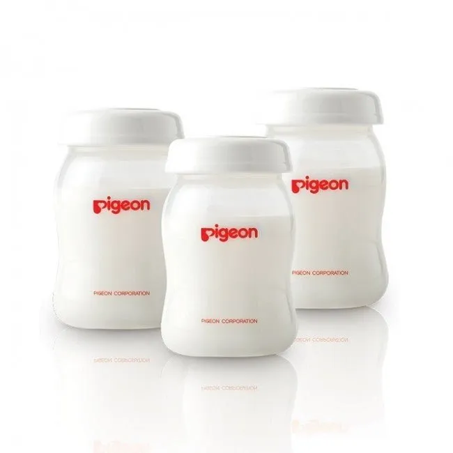Breast Milk Storage 160ml bottle   sealing disk - Pigeon