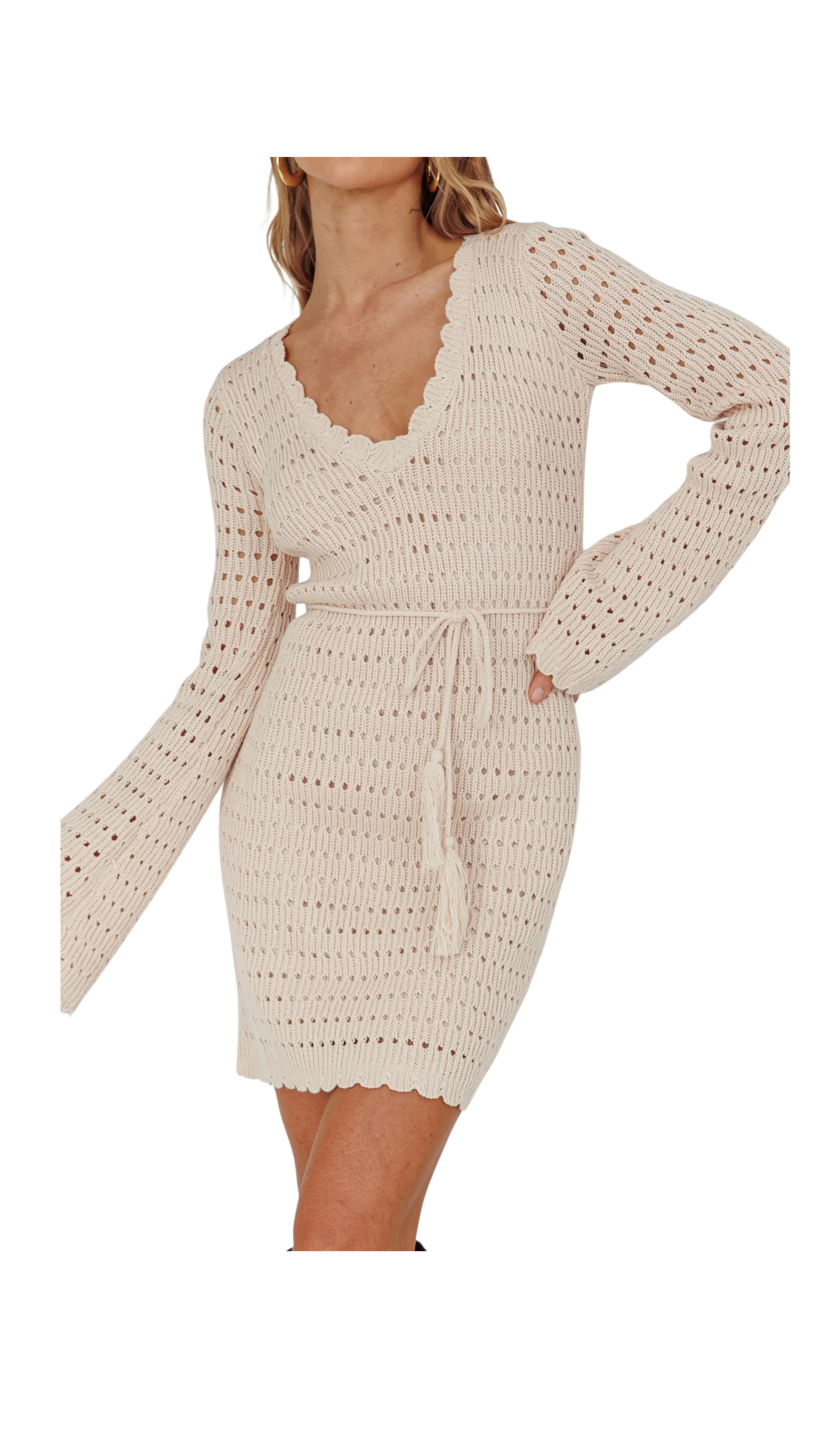 Breezy Luxe Tassel Dress