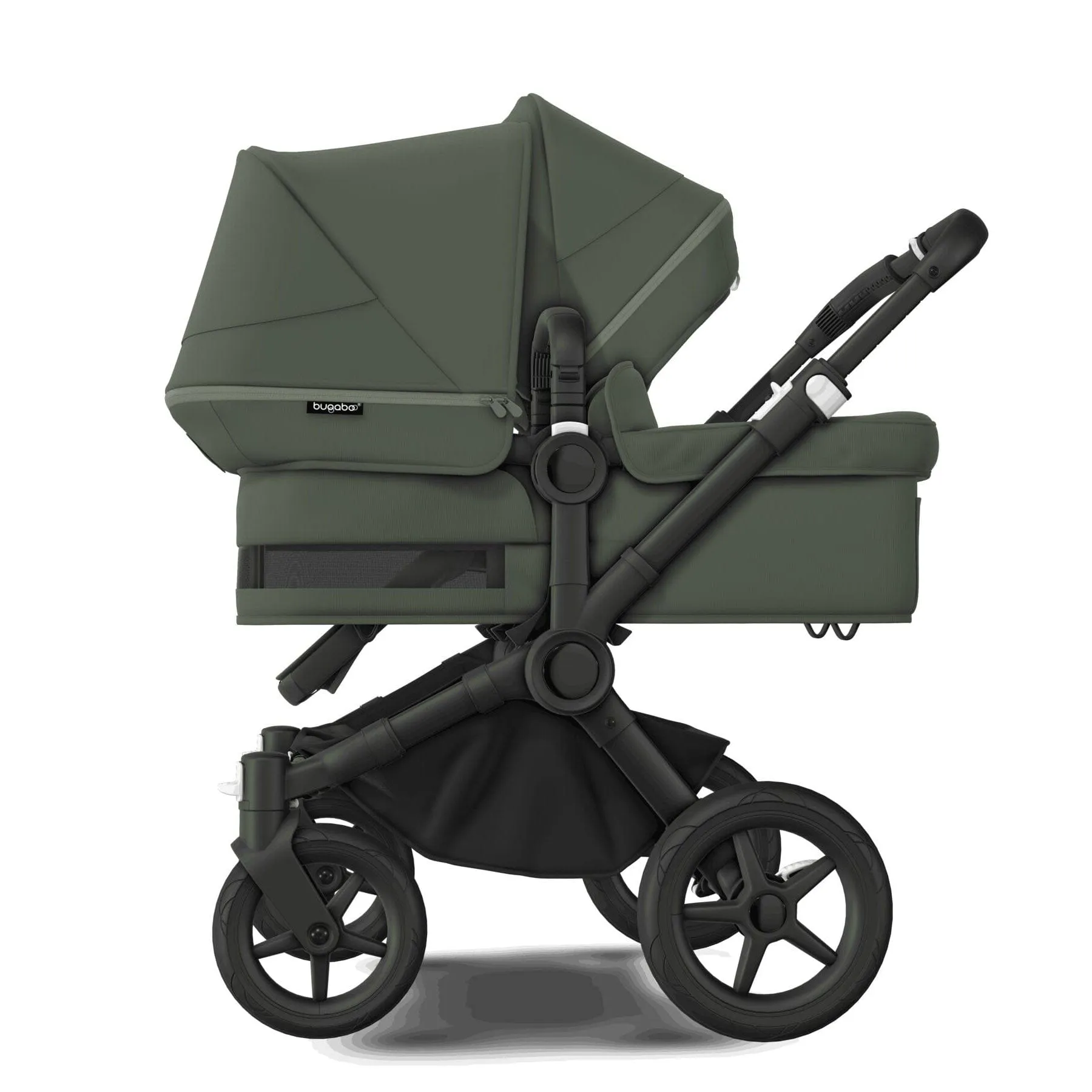 Bugaboo Donkey 5 Duo Complete Pushchair - Black/Forest Green