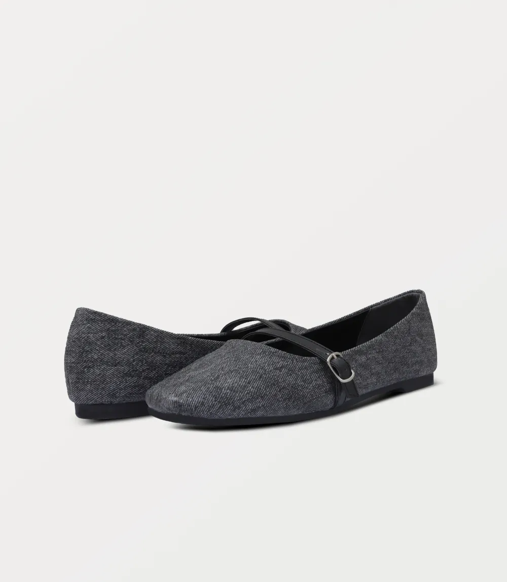 BW10254-BLACK-Women Ballerina