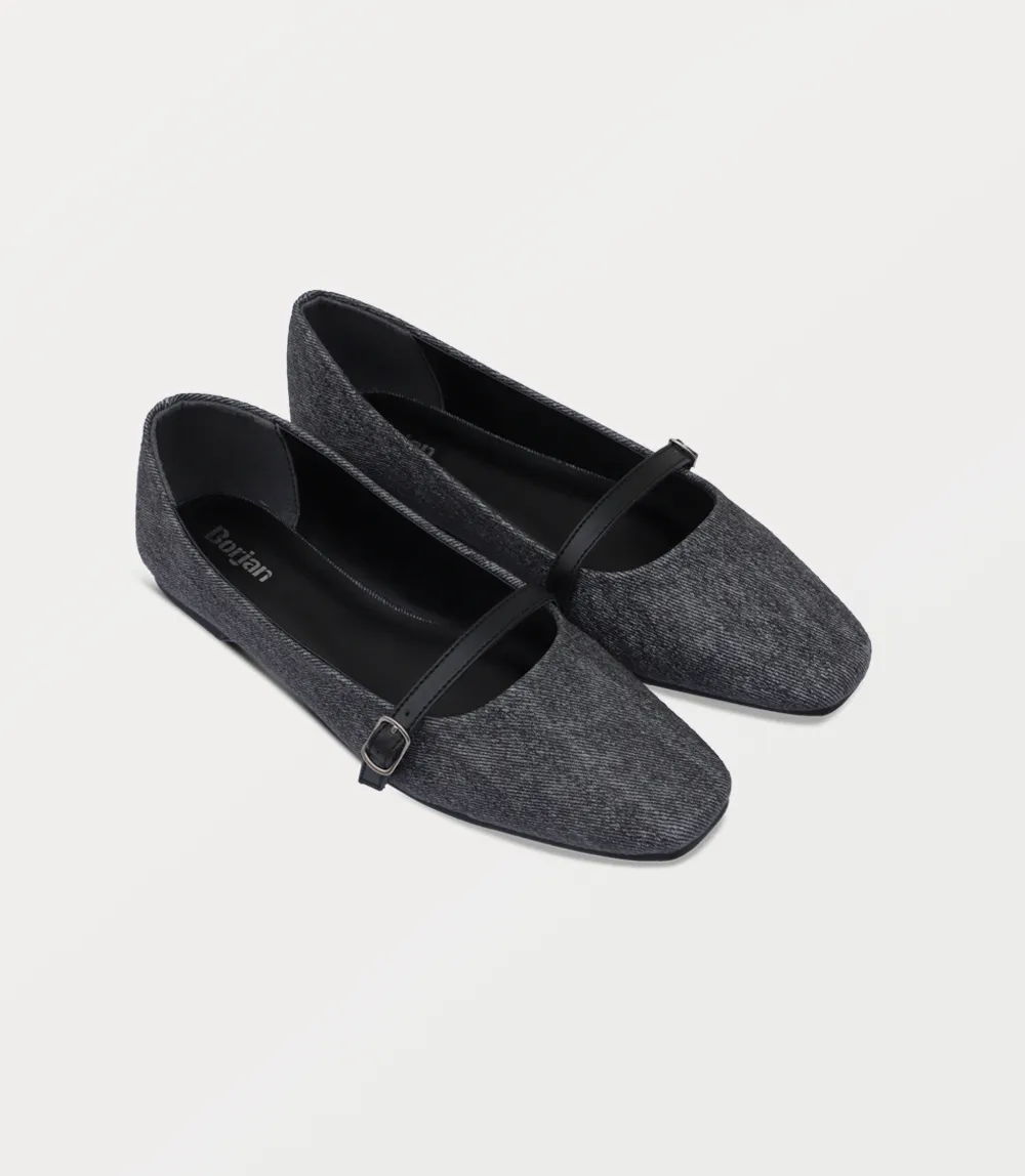 BW10254-BLACK-Women Ballerina