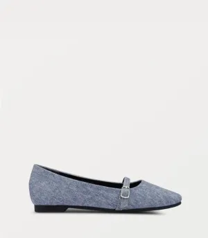 BW10254-Denim Blue-Women Ballerina