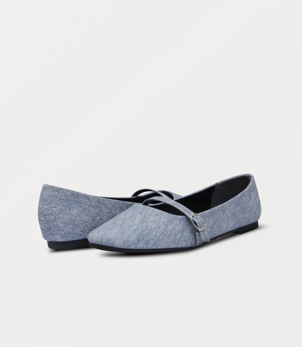 BW10254-Denim Blue-Women Ballerina