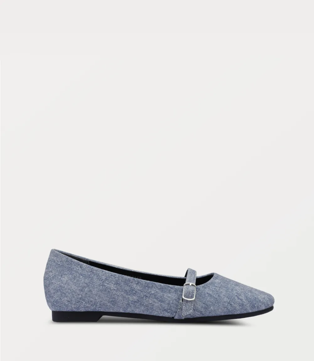 BW10254-Denim Blue-Women Ballerina