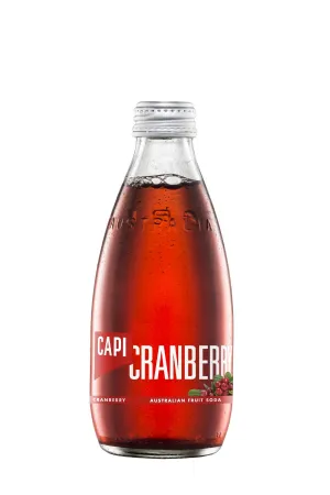 CAPI Cranberry Soda (250ml)