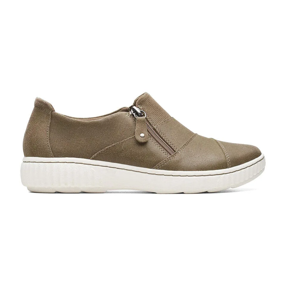Clarks Women's Caroline Grace Blue | Olive Suede