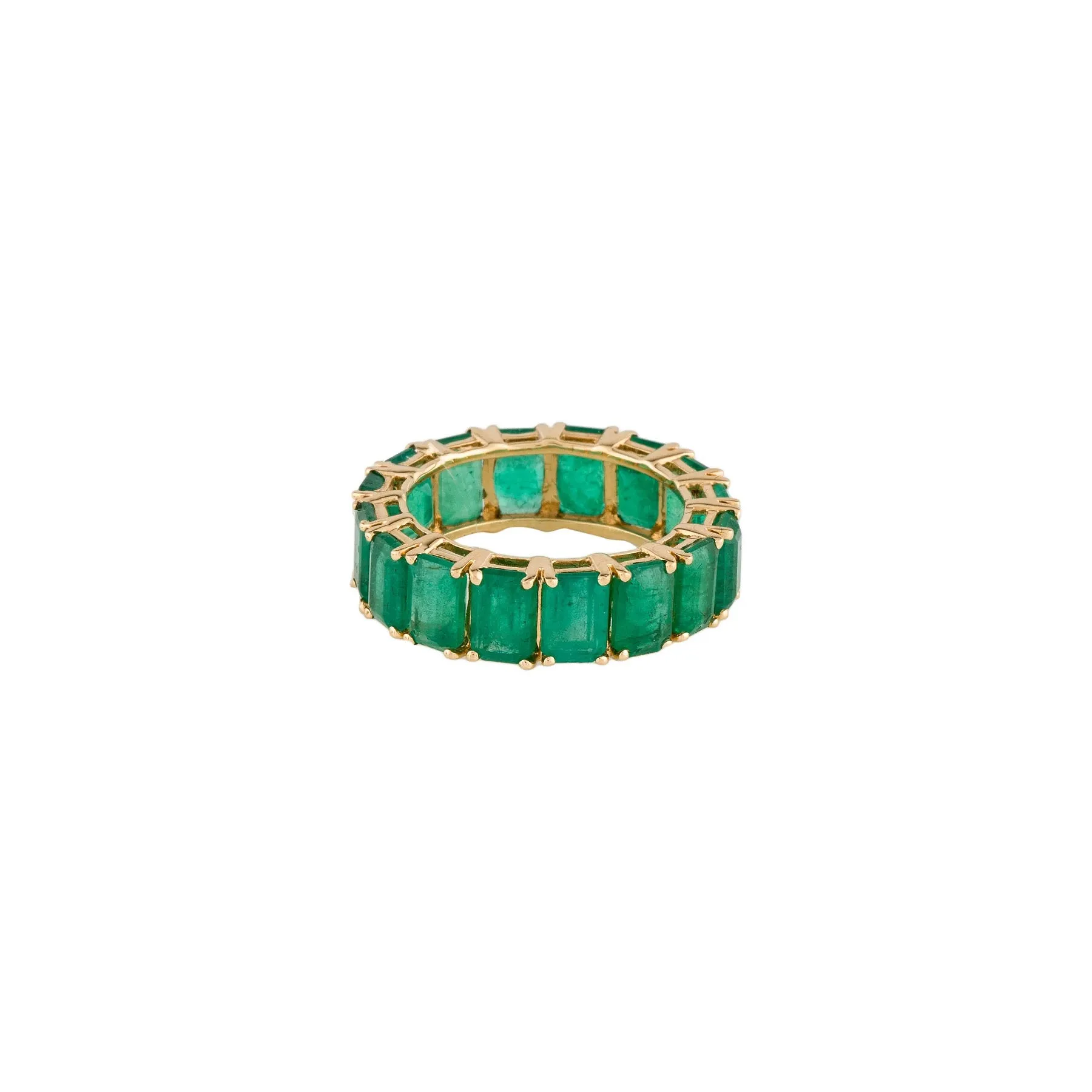 Colombian Emerald Eternity Ring