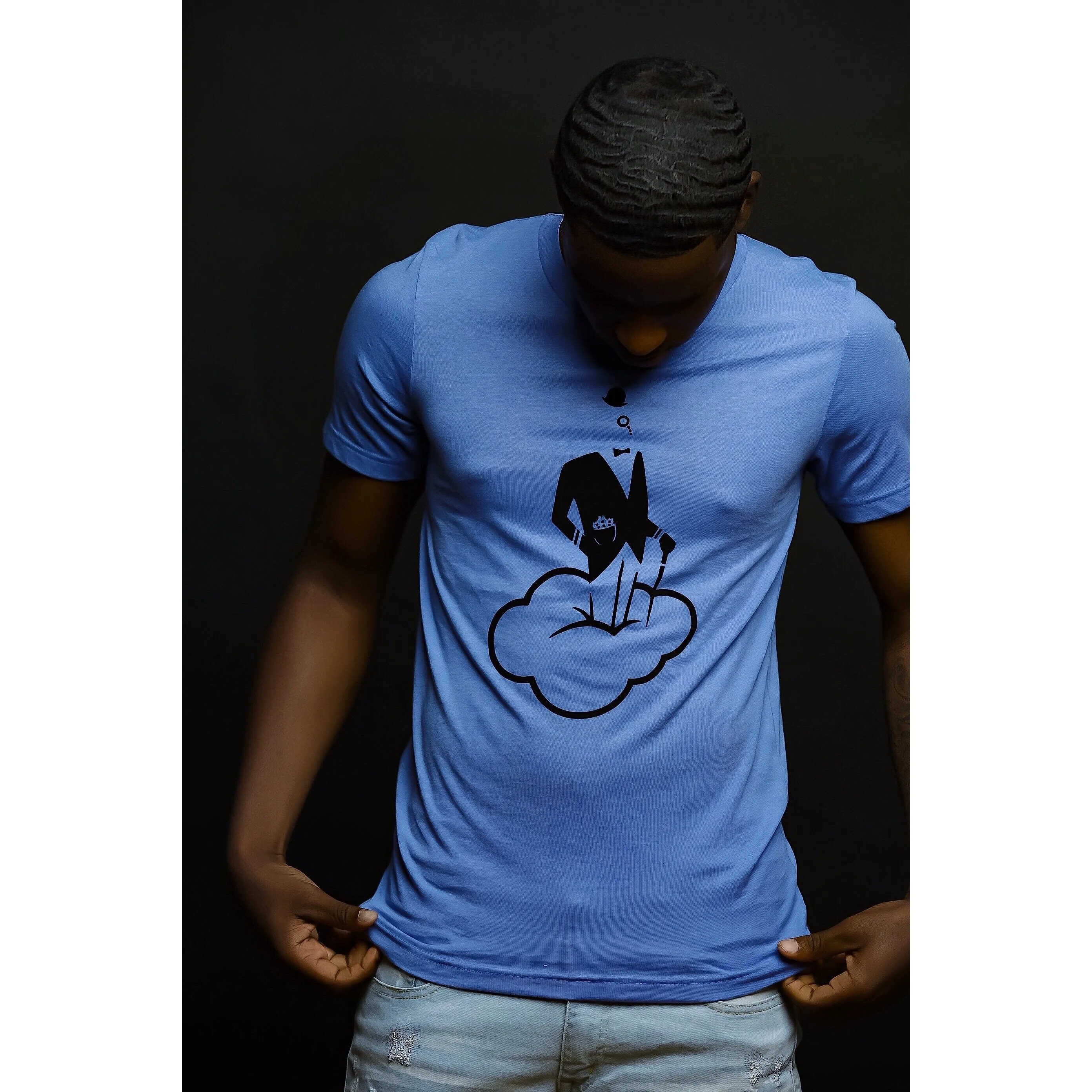 Columbia Blue Faceless Gentleman T-Shirt