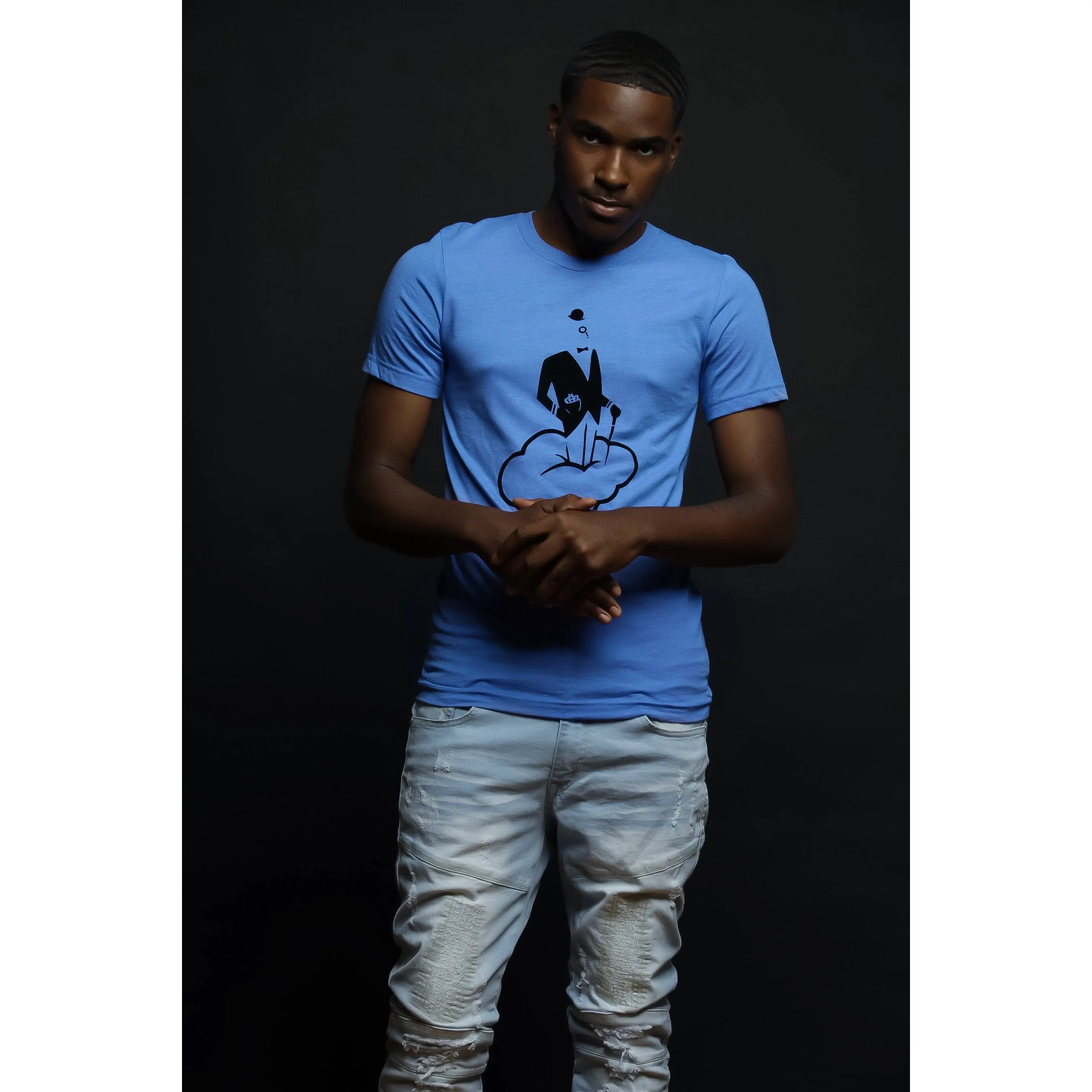 Columbia Blue Faceless Gentleman T-Shirt