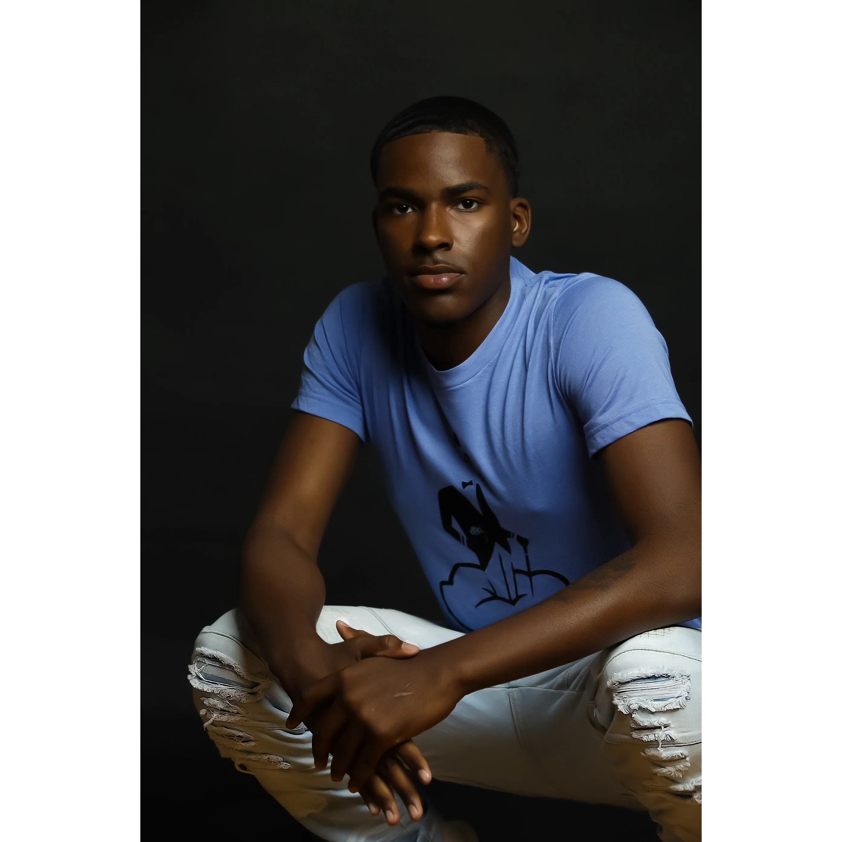 Columbia Blue Faceless Gentleman T-Shirt
