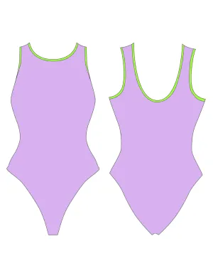 Customise Your High-Neck High-Leg Bodysuit