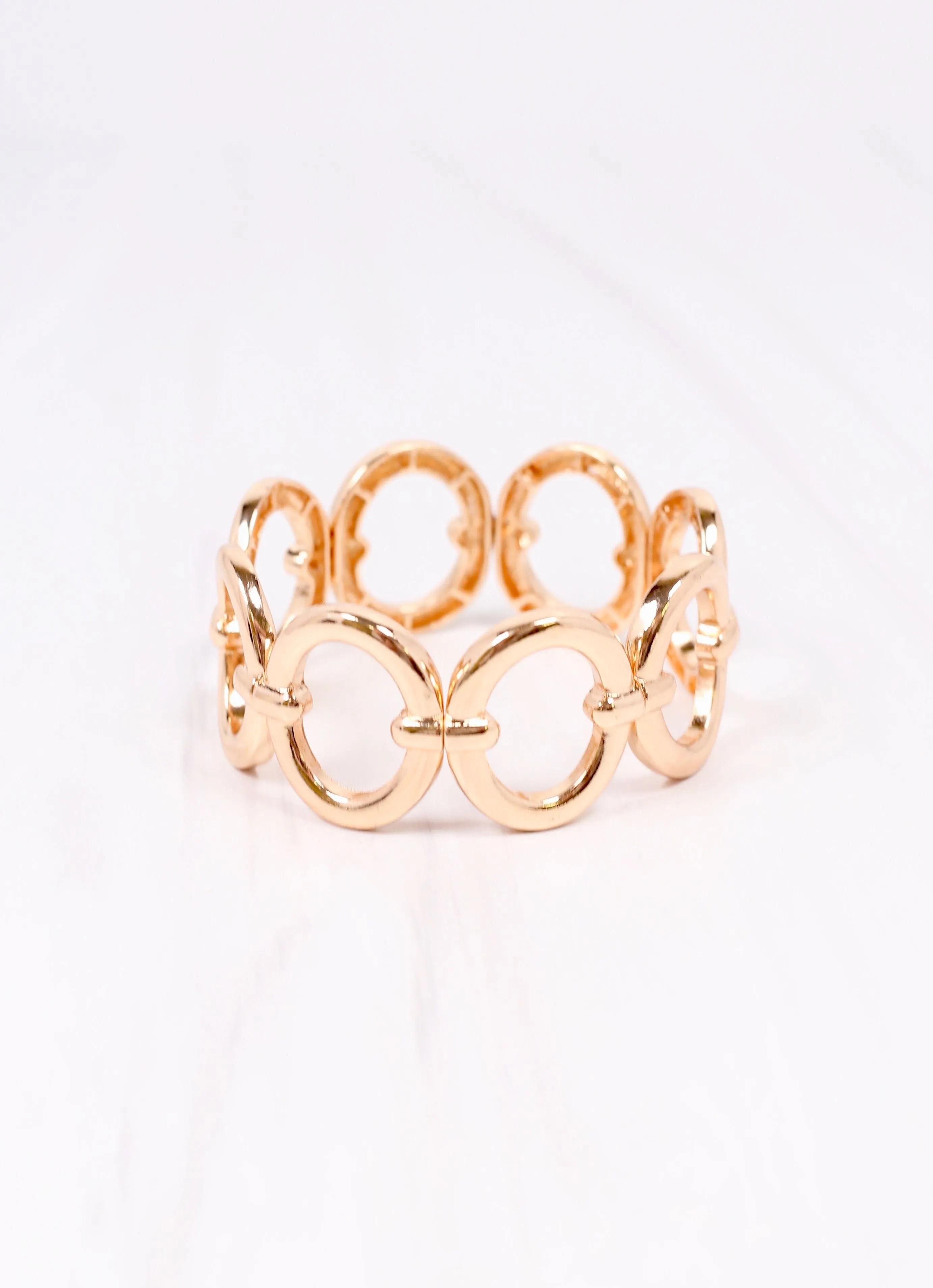 Daugherty Stretch Bracelet Gold