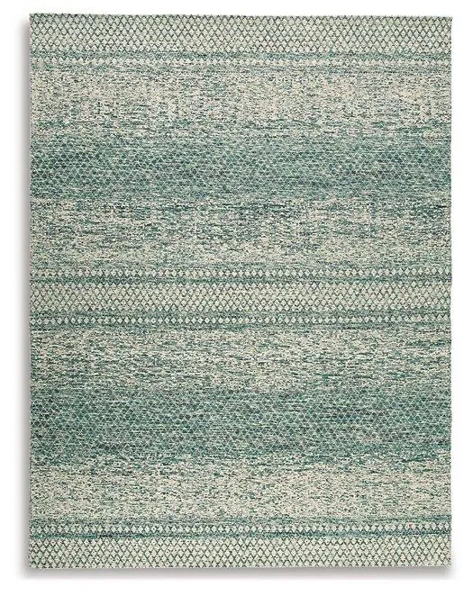 Devton Beige/Teal 7'8" x 10' Rug