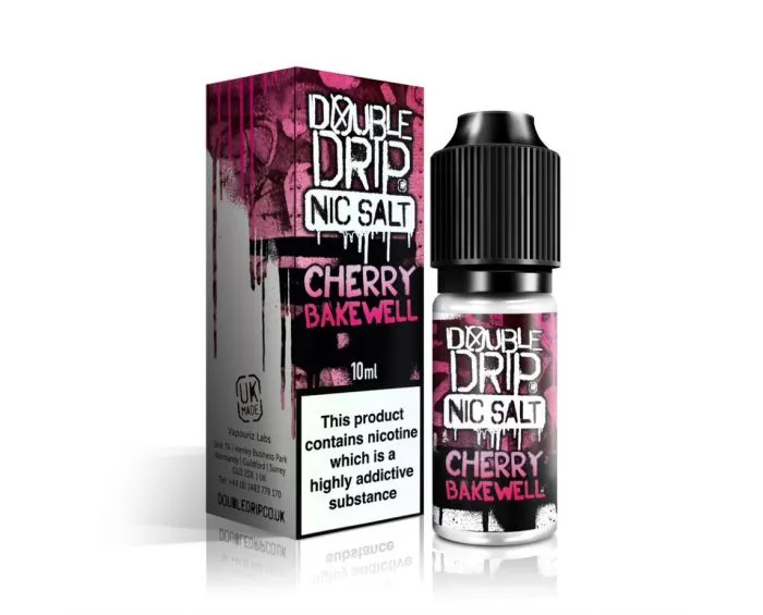 Double Drip Nic Salts Cherry Bakewell