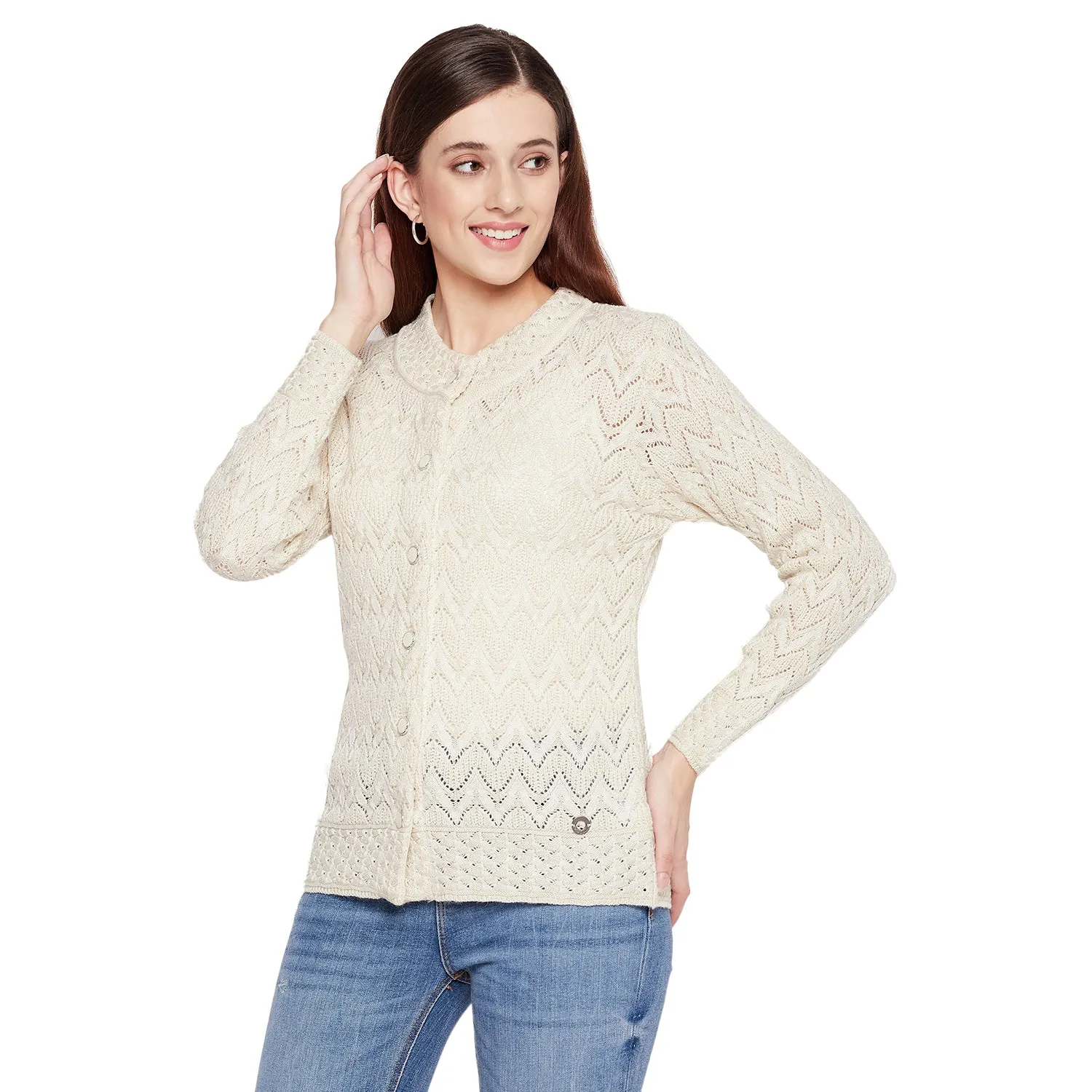 Duke Stardust Women Full Sleeve Cardigan (SDS1059)