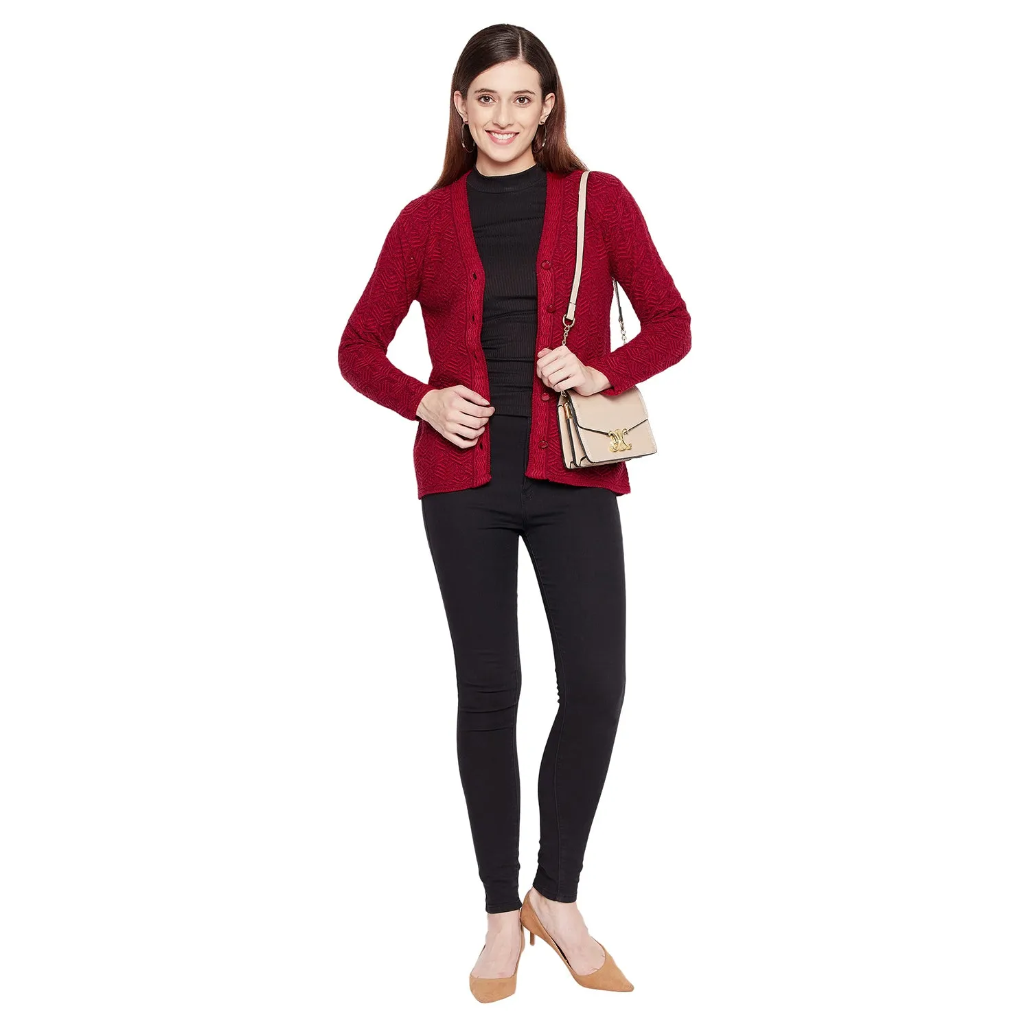 Duke Stardust Women Full Sleeve Cardigan (SDS1061)