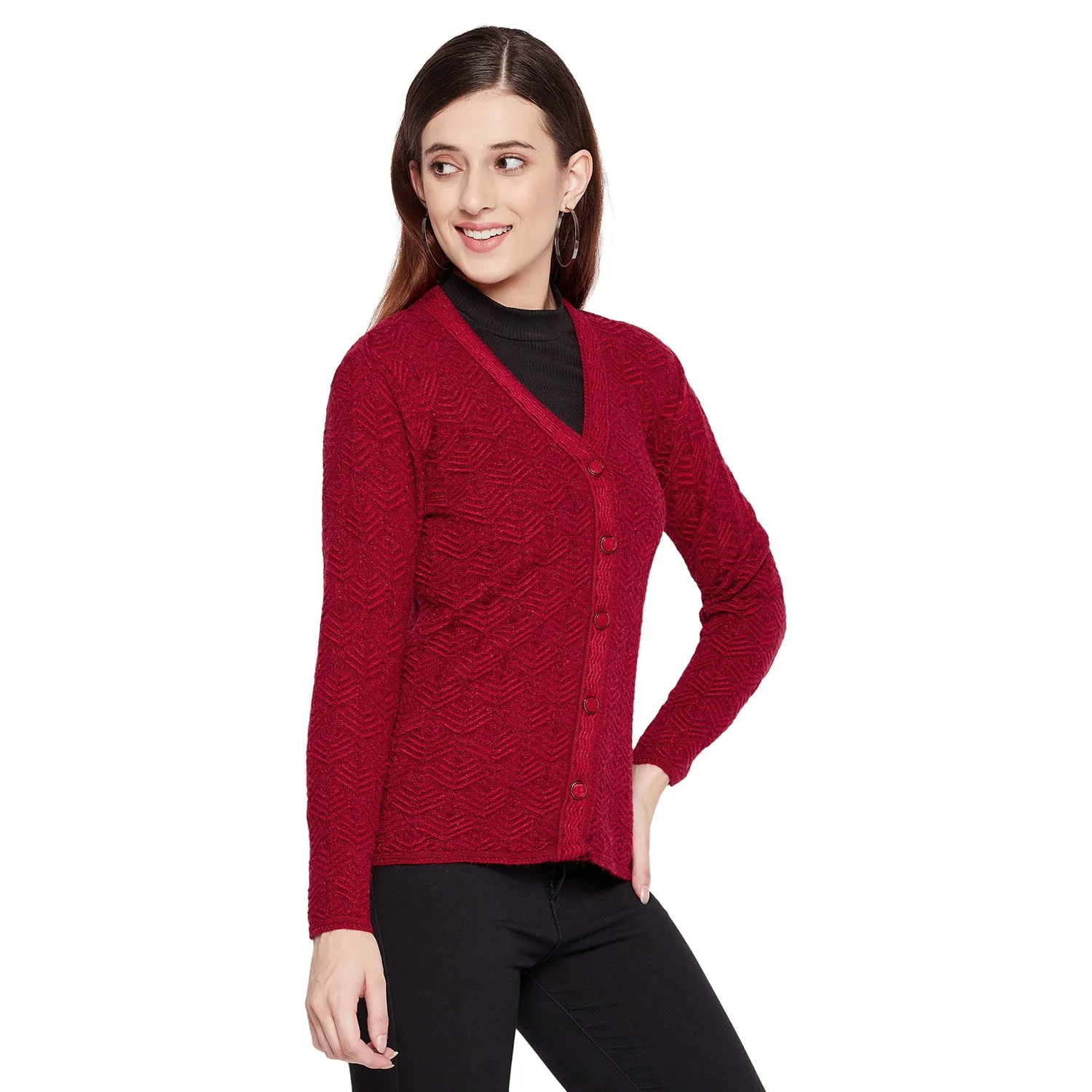 Duke Stardust Women Full Sleeve Cardigan (SDS1061)