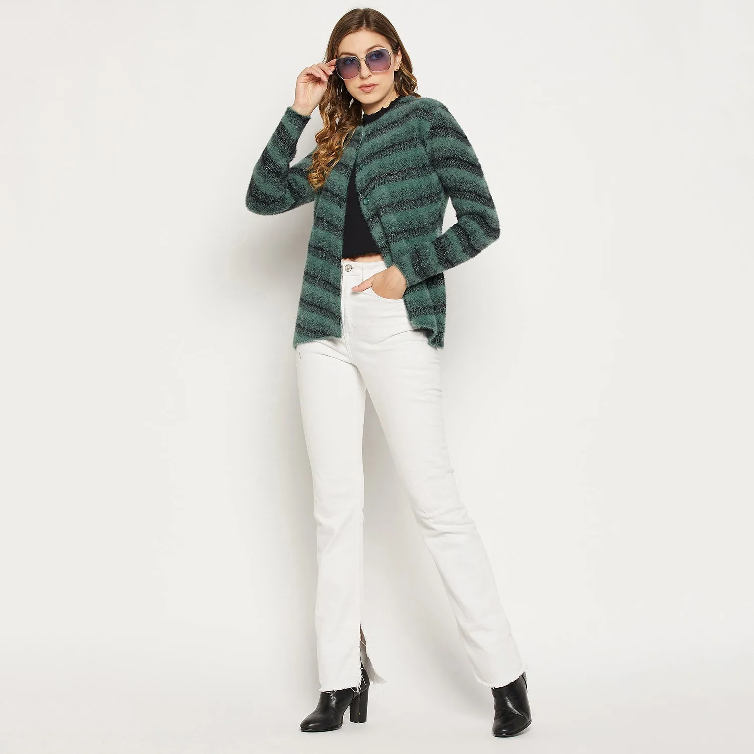 Duke Stardust Women Full Sleeve Cardigan (SDS1063)