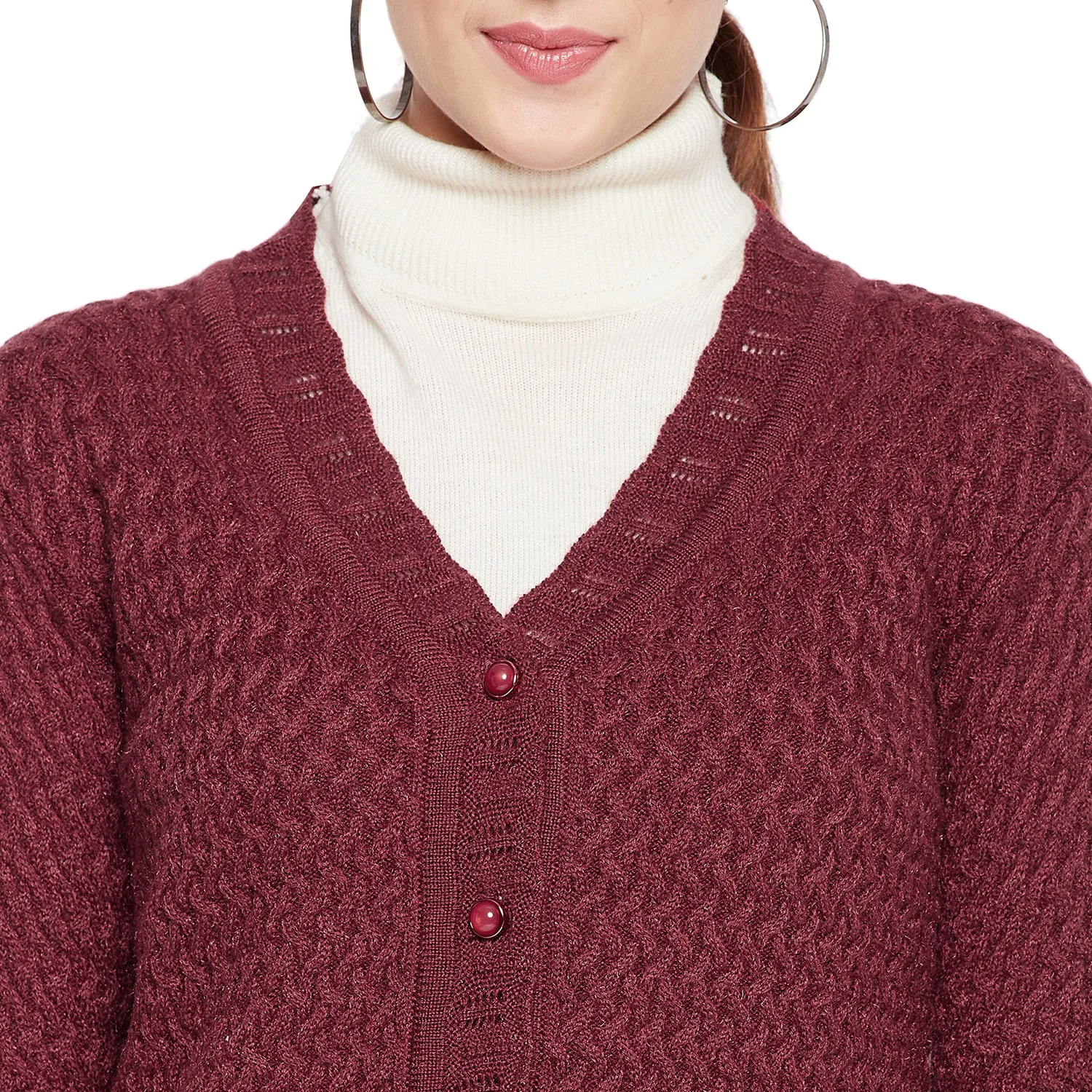 Duke Stardust Women Full Sleeve Cardigan (SDS1068)