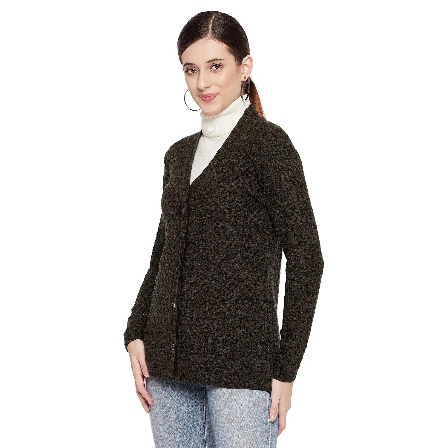 Duke Stardust Women Full Sleeve Cardigan (SDS1068)
