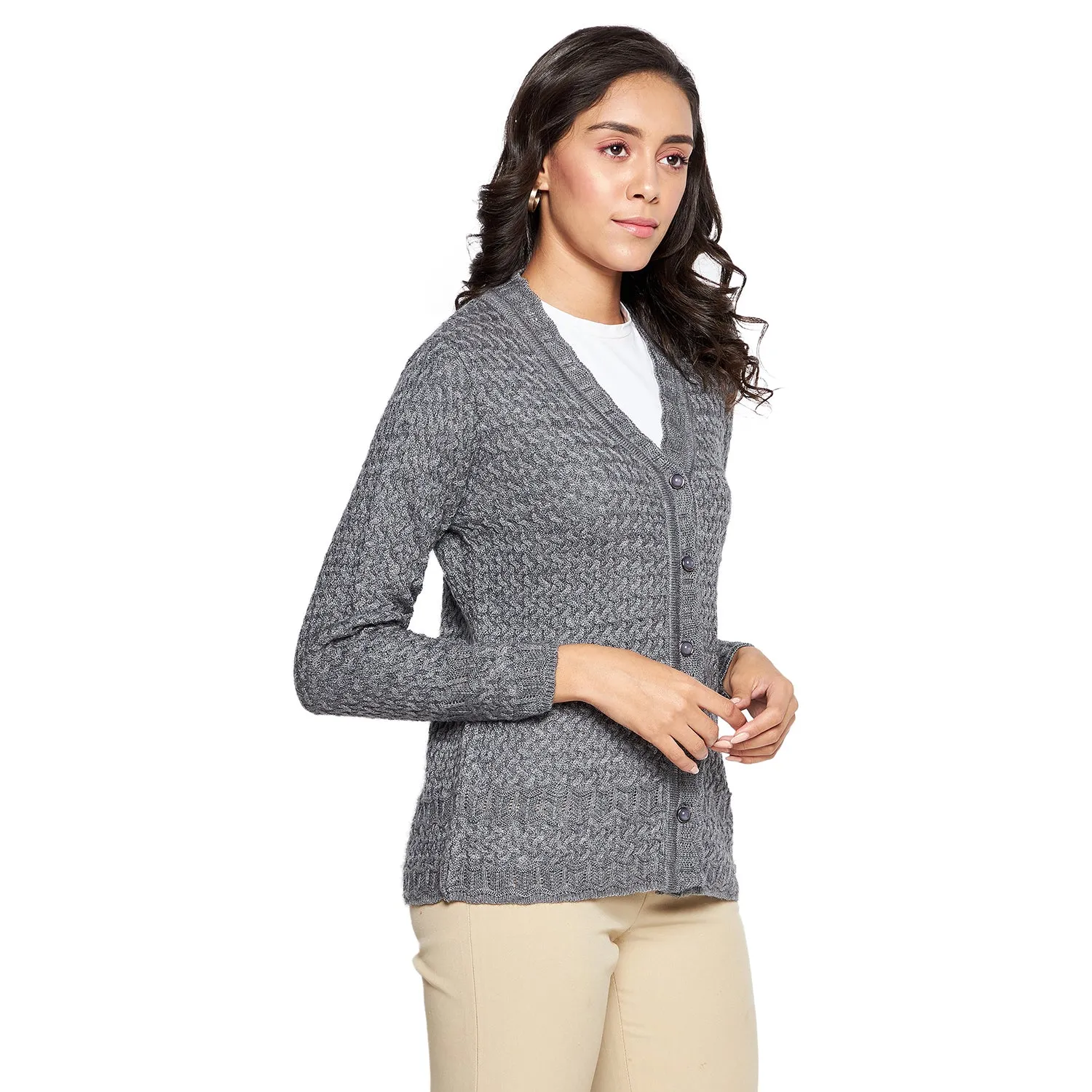 Duke Stardust Women Full Sleeve Cardigan (SDS1068)