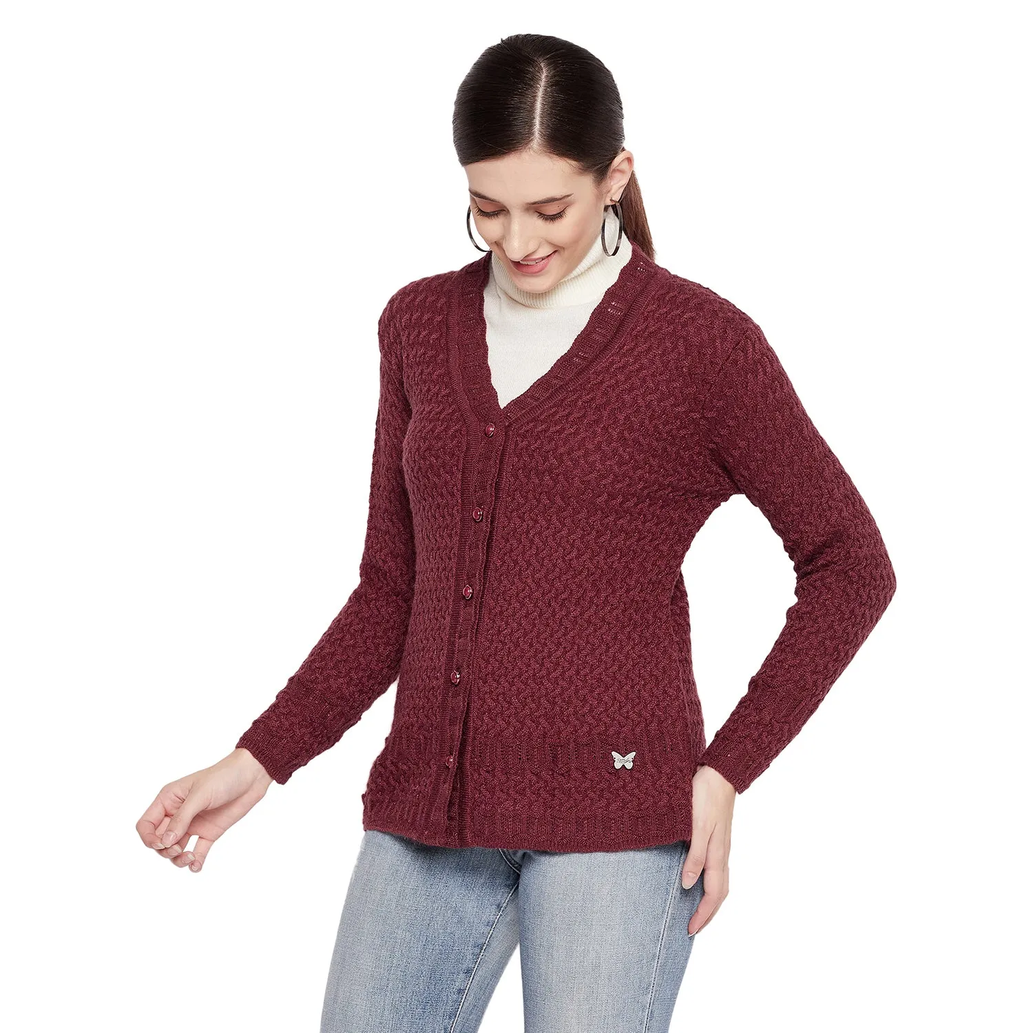 Duke Stardust Women Full Sleeve Cardigan (SDS1068)