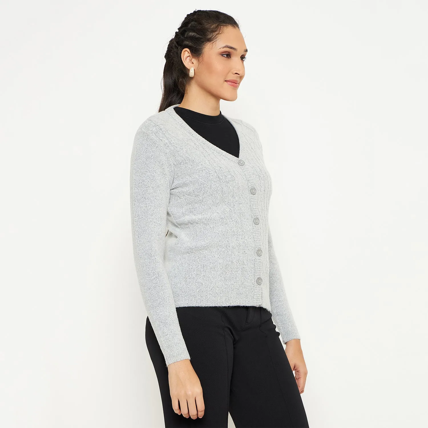 Duke Stardust Women Full Sleeve Cardigan (SDS1142)